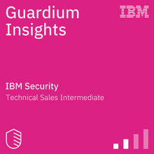 Guardium Insights Technical Sales Intermediate