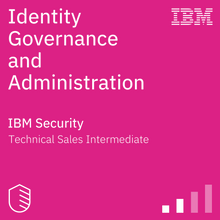 Identity Governance and Administration Technical Sales Intermediate