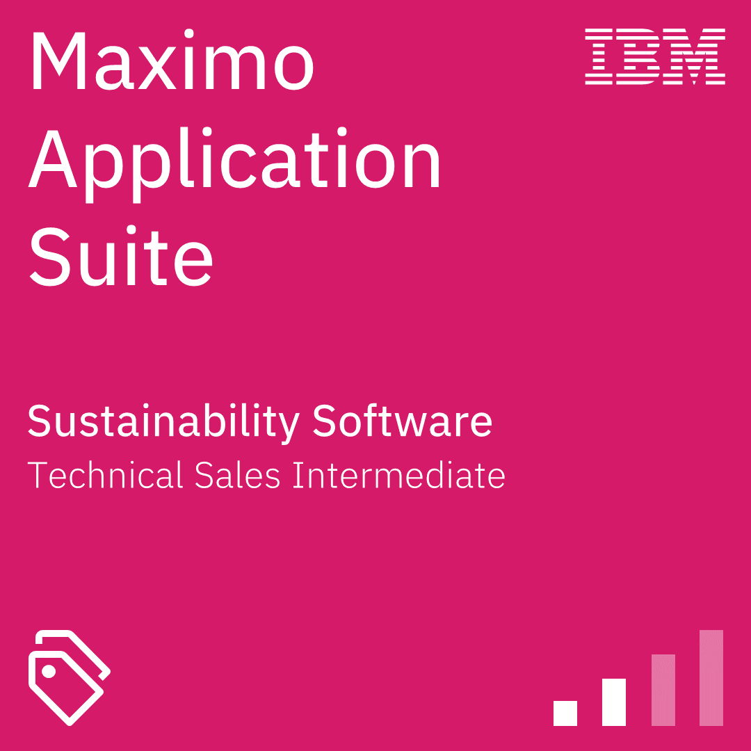 Maximo Application Suite Technical Sales Intermediate