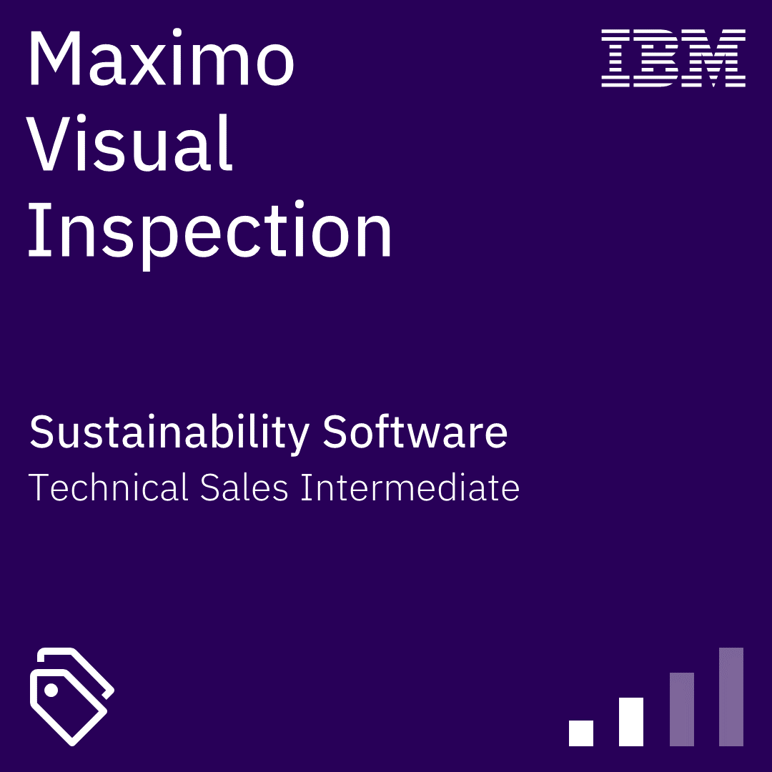 Maximo Visual Inspection Technical Sales Intermediate