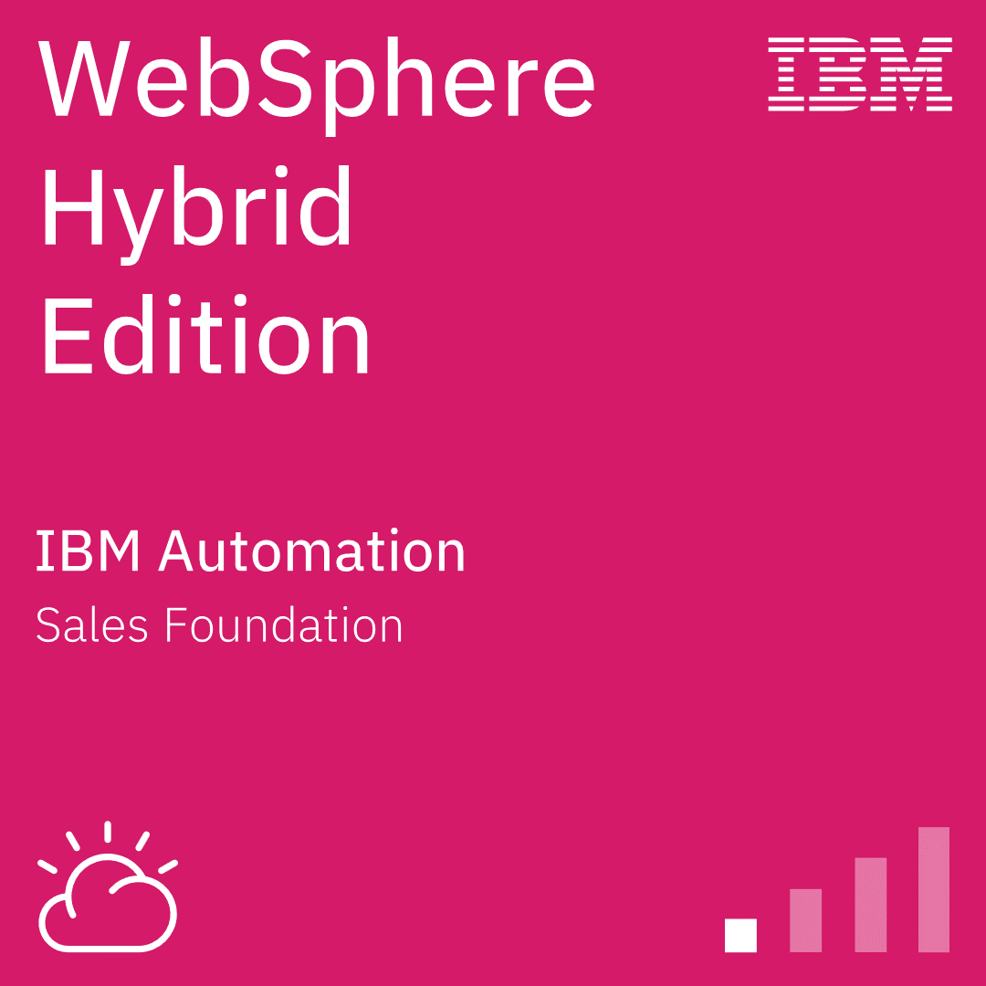 WebSphere Hybrid Edition Sales Foundation