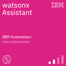 watsonx Assistant Sales Intermediate